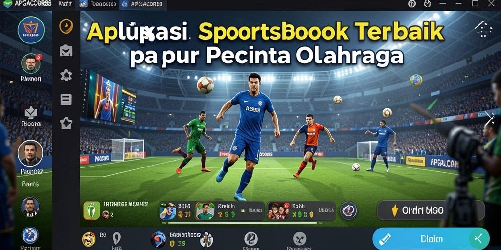 Tampilan utama gameplay Sportsbook di APIGACOR88.