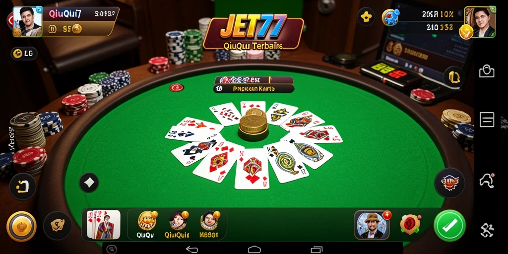 Screenshot gameplay QiuQiu yang menarik dan seru di JET77.