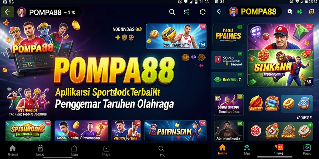 Tampilan gameplay POMPA88 yang modern dan intuitif.