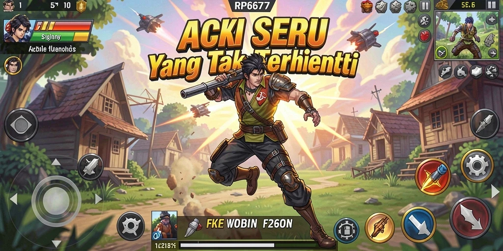 Tampilan menegangkan dari gameplay aksi RP6677.